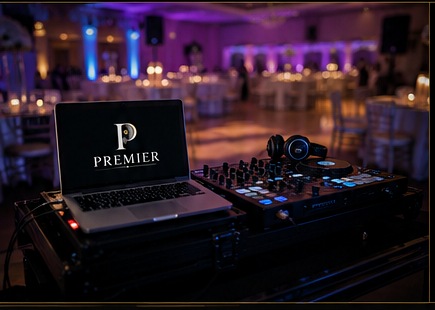 Professional DJ setup at an elegant event